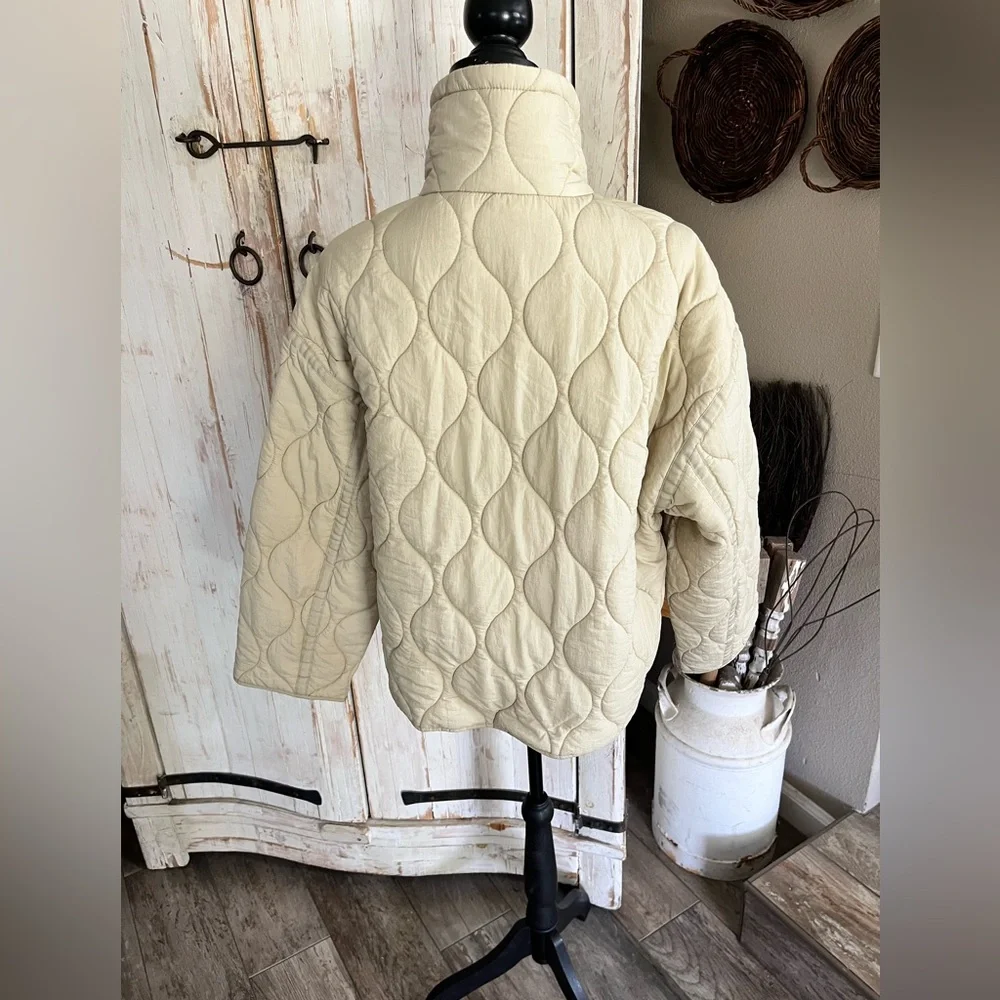 New Mango oversized quilted anorak jacket - Picture 11 of 11